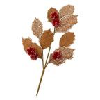 Gingerbread Leaf Pick - Seasonal Decor