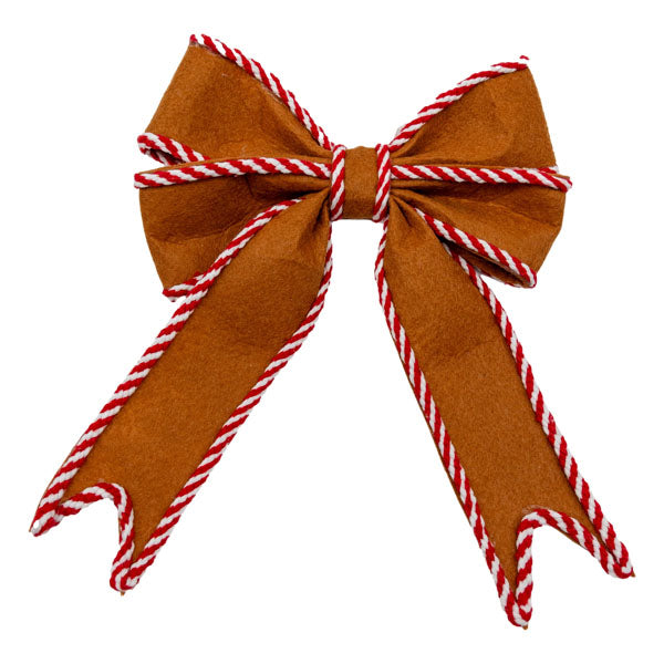 Gingerbread Bow - Seasonal Decor