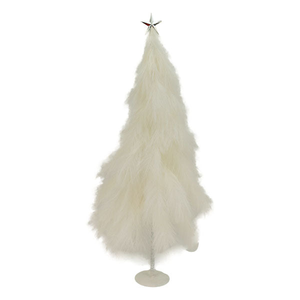 100cm Cream Christmas Tree - Seasonal Decor