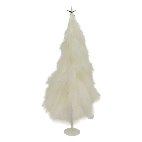100cm Cream Christmas Tree - Seasonal Decor