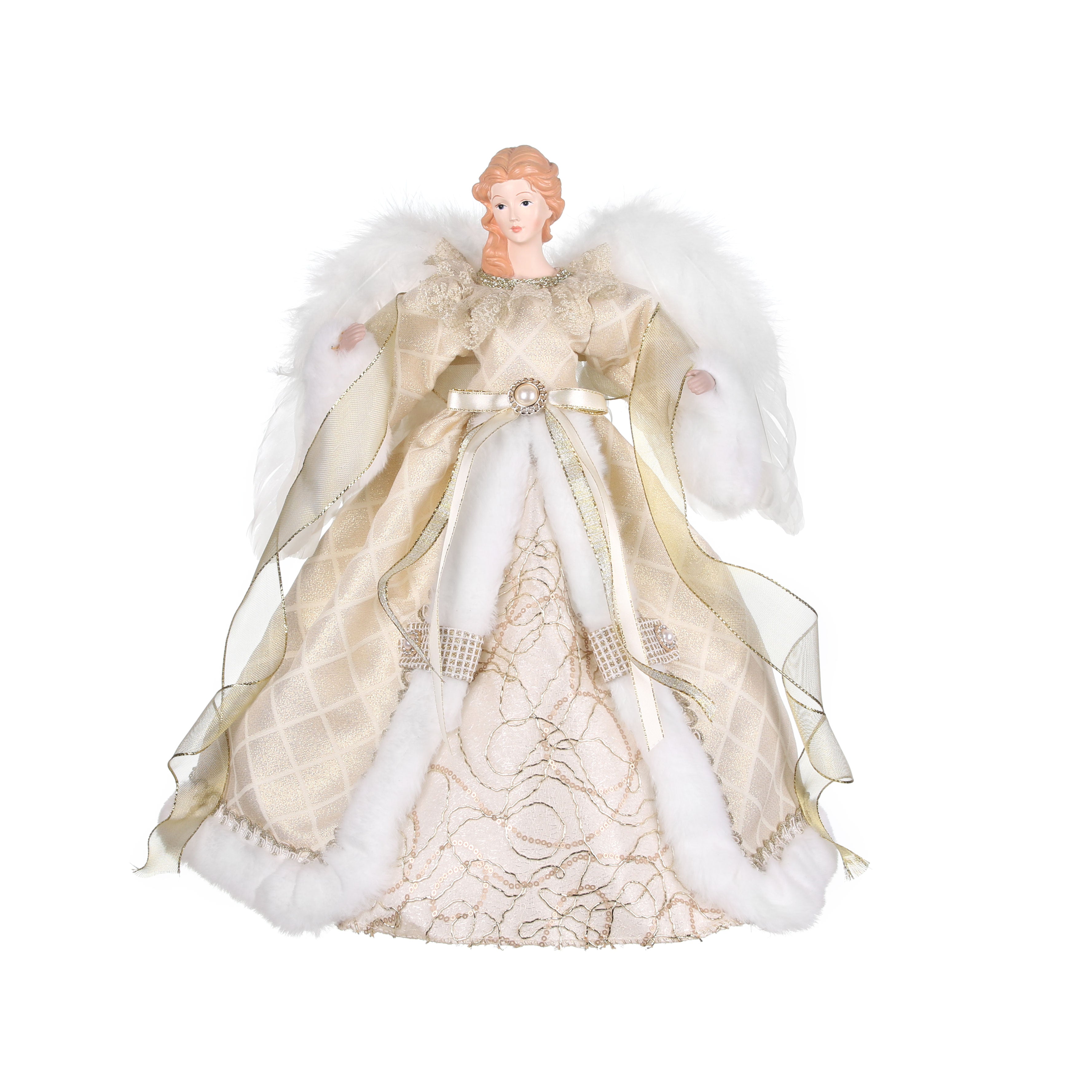 Champagne Christmas Angel - Seasonal Decor