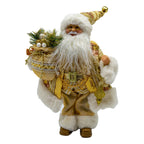 30cm Gold Santa - Seasonal Decor