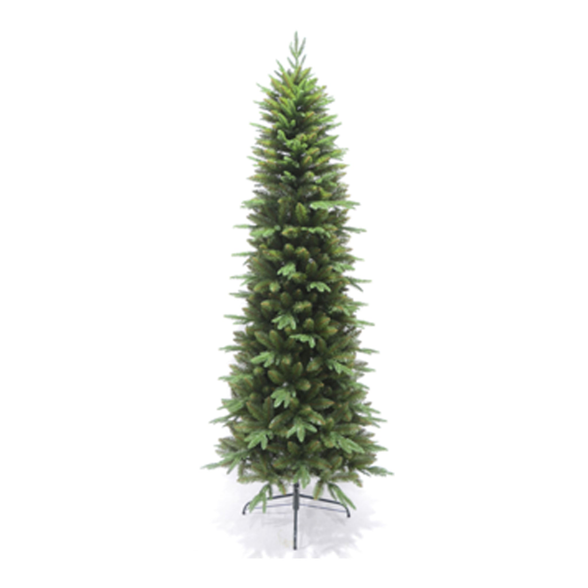 1.8m Green Pine Slimline Tree, 998 Tips, 130 Led - Seasonal Decor