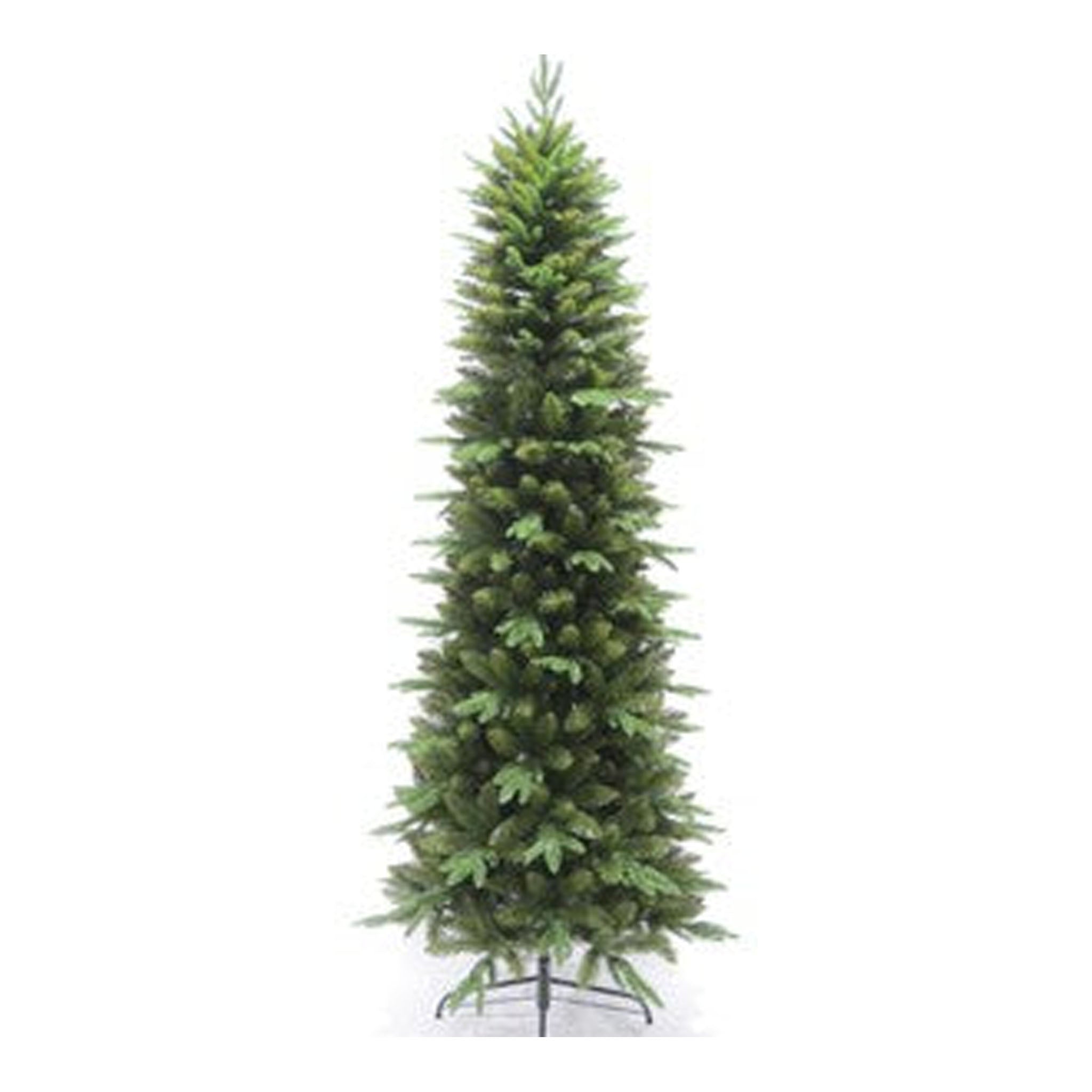 2.1m Green Pine Slimline Tree, 1286 Tips, 200 Led - Seasonal Decor