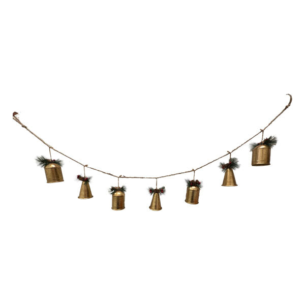 Gold Bell Garland - Seasonal Decor