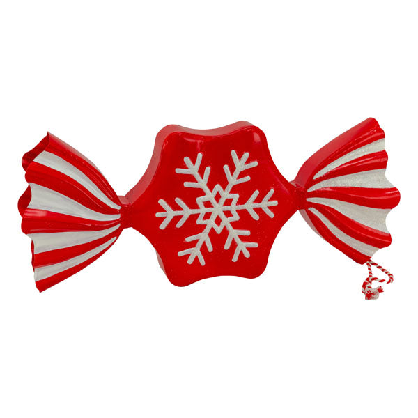 Candy Red White Lg Hanging - Seasonal Decor