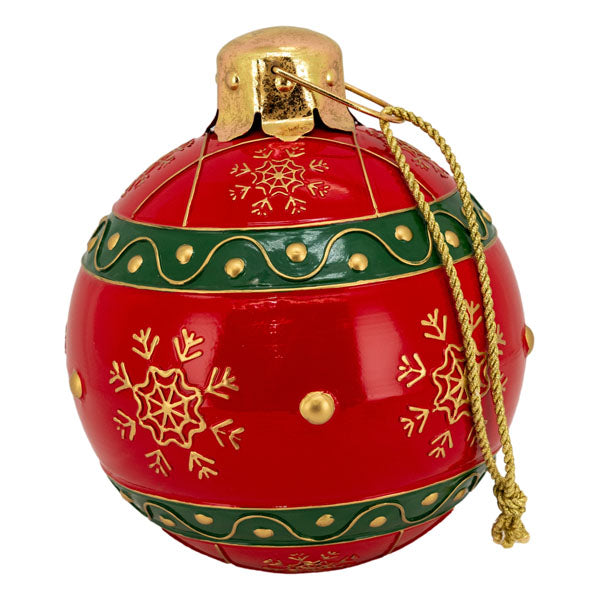 Red Oversized Ornament - Seasonal Decor