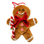 Candycane Gingerbread Man Hanging - Seasonal Decor