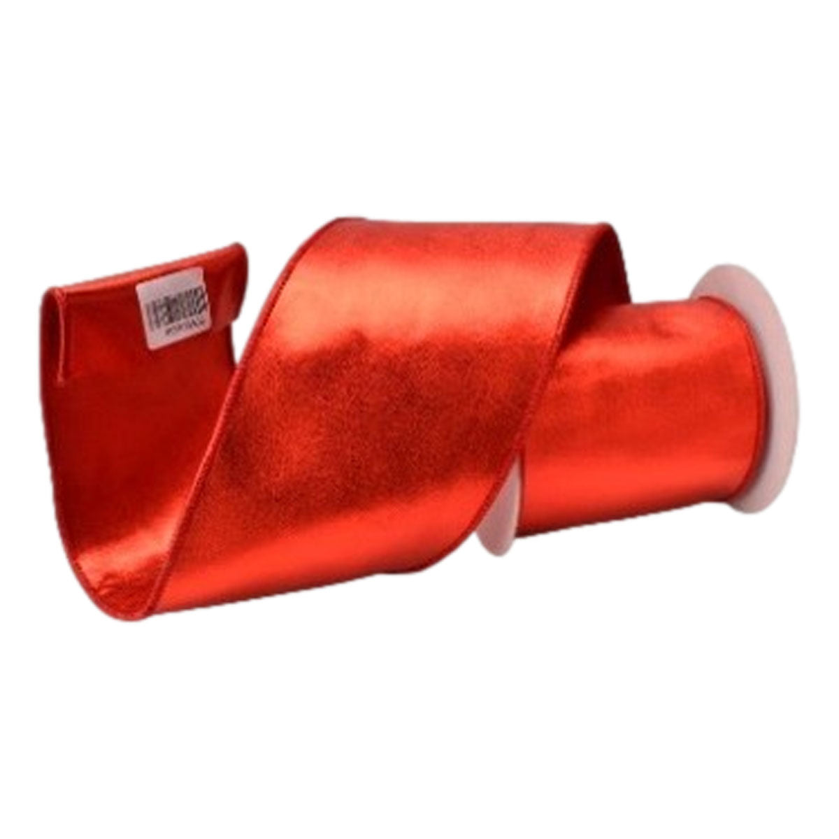 64mm Red Foil Ribbon - Seasonal Decor