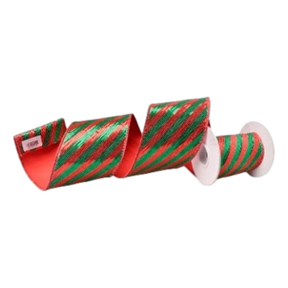 38mm Red Green Sequin Ribbon - Seasonal Decor