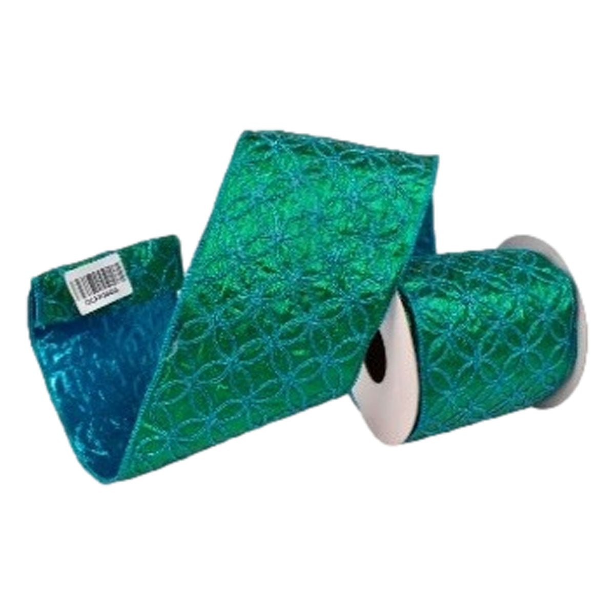 64mm Teal Ribbon - Seasonal Decor