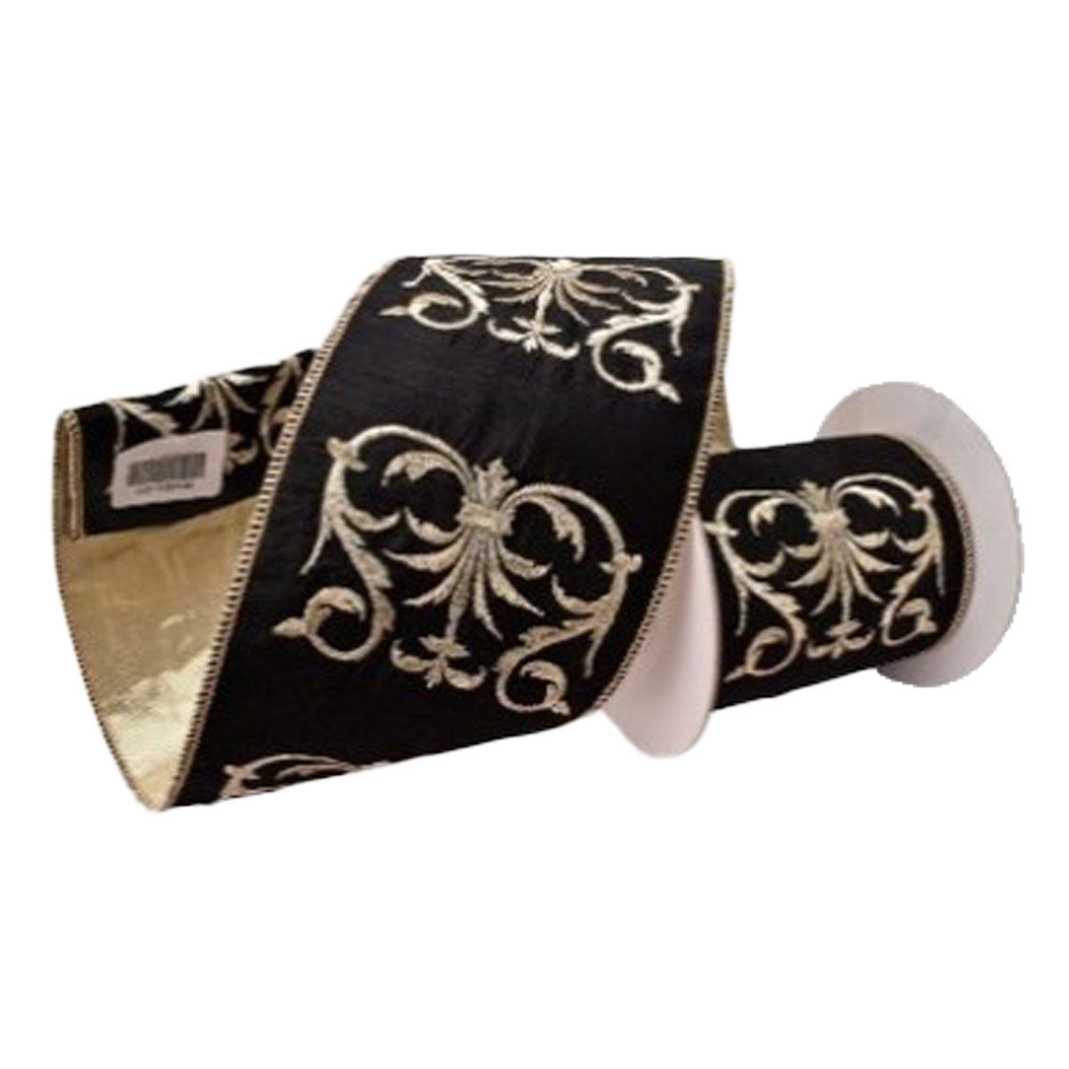 100mm Black Royal Ribbon - Seasonal Decor
