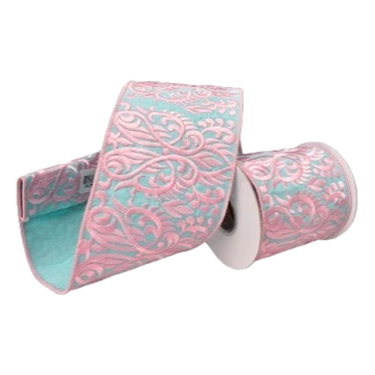 64mm Pink Blue Regal Ribbon - Seasonal Decor