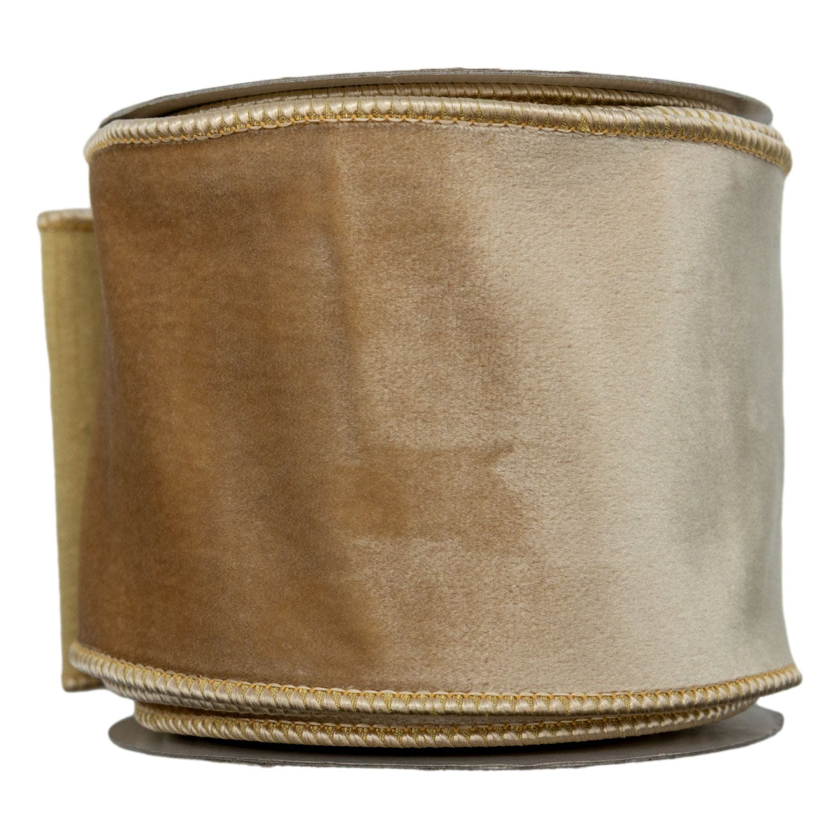 100mm Champagne Ribbon - Seasonal Decor