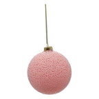 Pink Beaded Ball - Seasonal Decor