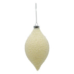 Cream Beaded Long Drop - Seasonal Decor