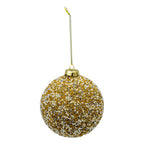 Gold Pearl Beaded Ball - Seasonal Decor