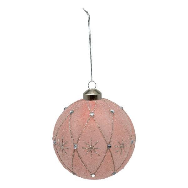 Matt Pink Ball - Seasonal Decor