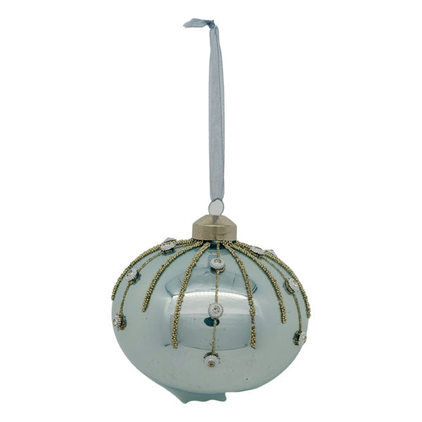 Pale Blue Drip Drop - Seasonal Decor