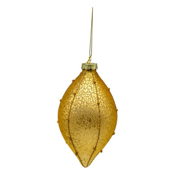Gold Mercury Finish Long Drop - Seasonal Decor