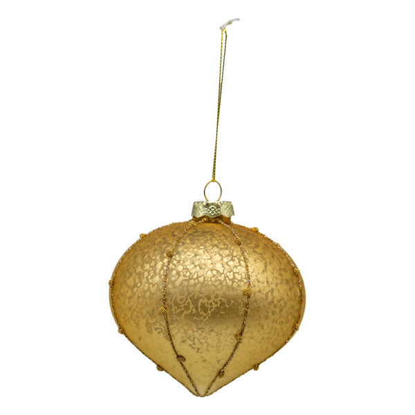 Gold Mercury Finish Drop - Seasonal Decor