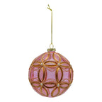 Pink Gold Flower Ball - Seasonal Decor