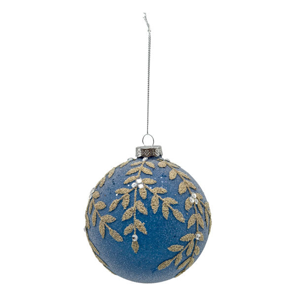 Blue Champagne Ball - Seasonal Decor