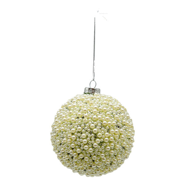 Cream Pearl Ball - Seasonal Decor