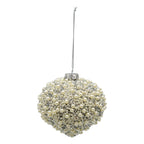 Silver Pearl Encrusted Drop - Seasonal Decor