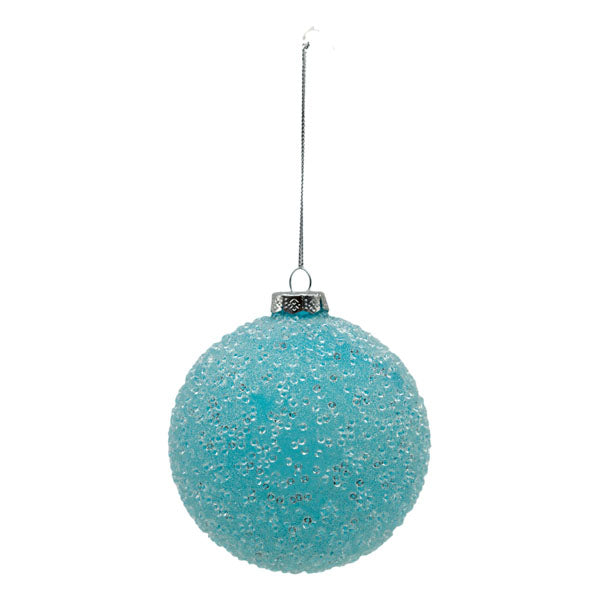 Blue Crystal Ball - Seasonal Decor