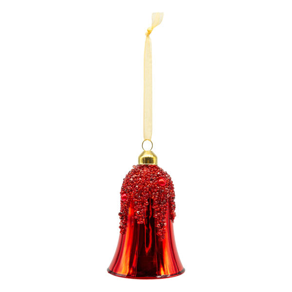 8.5cm Red Bell Hanging - Seasonal Decor