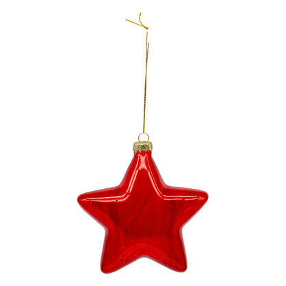 Red Star Hanging Ornament - Seasonal Decor