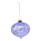 Blue Silver Snowflake Drop - Seasonal Decor