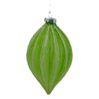 Green Lined Long Drop - Seasonal Decor