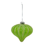 Green Lined Drop - Seasonal Decor
