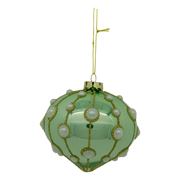 Mint Pearl Drop - Seasonal Decor