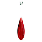 12cm Red Crystal Drop - Seasonal Decor