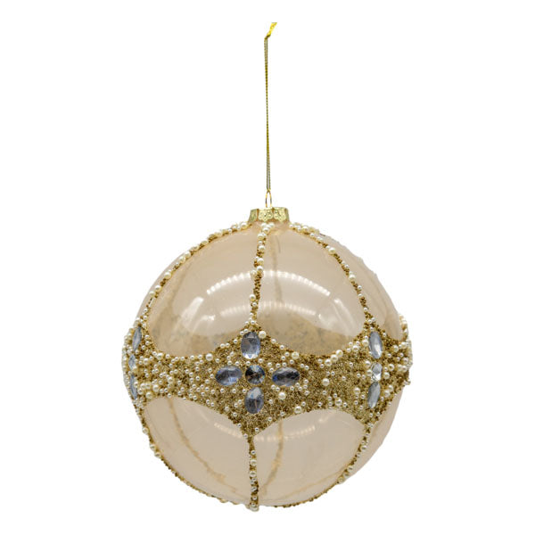 15cm Elegant Pearl Ball - Seasonal Decor