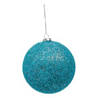 15cm Blue Crystal Ball - Seasonal Decor
