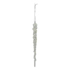 19cm Pearl Encrusted Icicle - Seasonal Decor