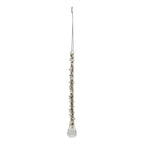 15cm Encrusted Raindrop Hanging - Seasonal Decor