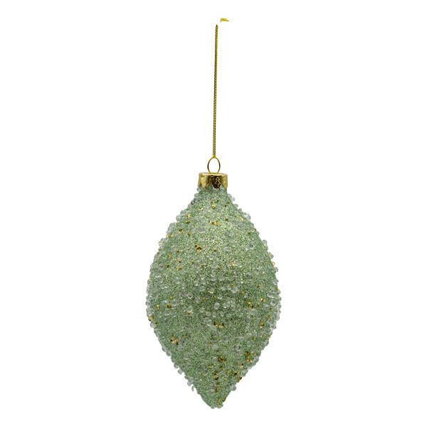 Mint Crystal Long Drop - Seasonal Decor