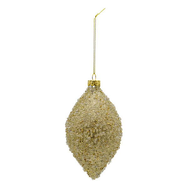 Champagne Crystal Long Drop - Seasonal Decor