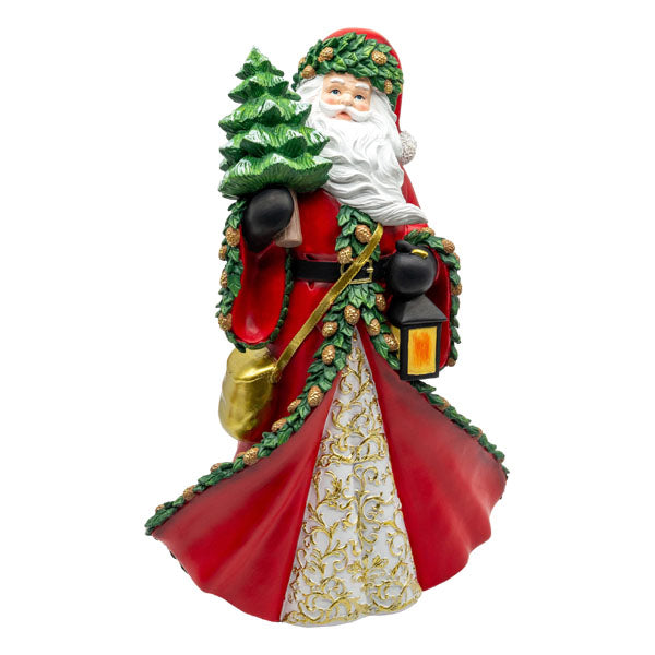 Santa Holding Tree - Seasonal Decor