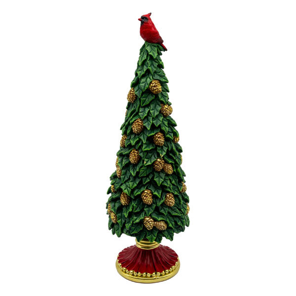 Cardinal Christmas Tree Sm - Seasonal Decor