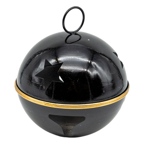 20cm Black Bell - Seasonal Decor