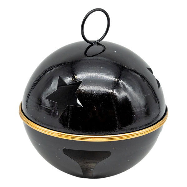 20cm Black Bell - Seasonal Decor