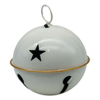 14cm White Bell - Seasonal Decor