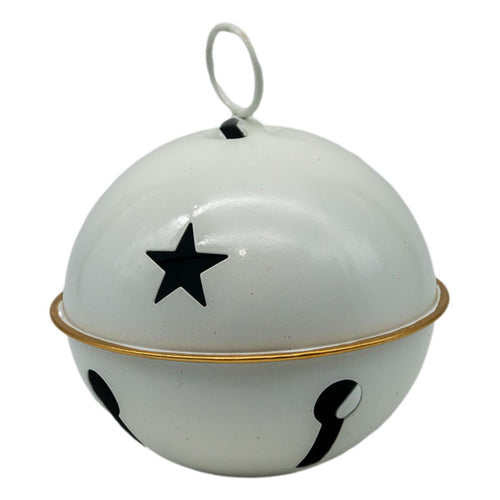 14cm White Bell - Seasonal Decor