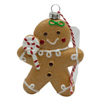 Gingerbread Man Hanging Ornament - Seasonal Decor